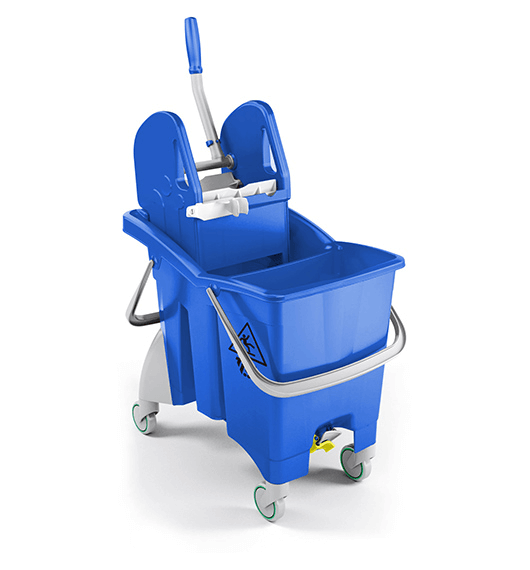 Single Bucket Trolley Partition Action Pro 30L (Blue)